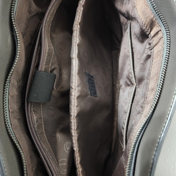 Umoda Gray Studded Laptop Bag Faux Leather - Picture 5 of 10